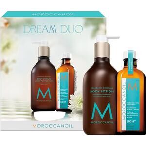 Moroccanoil Dream Duo Set Hair Treatment Light & Body Lotion Argan Oil $76 Value